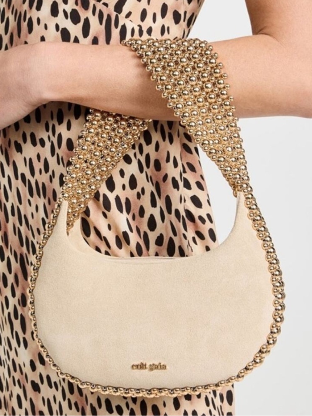 CULT GAIA Selena Shoulder Bag in Mushroom